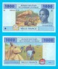 Bancnotă Camerun (pick 207U) 1000 Francs 2002 UNC serie: U 9222311..