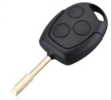 Set 2 bucati - Carcasa cheie cu 3 butoane Topautochei&amp;#174; compatibila cu Ford Mondeo Fiesta Focus Ka Transit