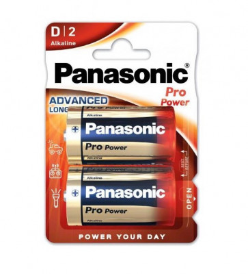 Baterie Panasonic Pro Power D R20 1,5V alcalina LR20PPG/2BP set 2 buc. foto