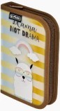Cumpara ieftin Penar neechipat fete, 1 fermoar, Dimensiuni 13,5x19,5x3cm, Motiv Llama Herlitz