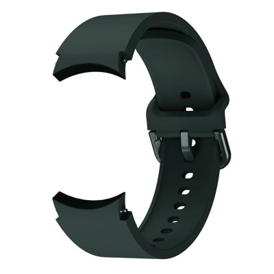 Curea din silicon 20 mm, marca THD pentru Samsung Galaxy Watch 4 Classic 46 mm/42 mm si Samsung Galaxy Watch 4 44 mm/40 mm, culoarea verde army foto