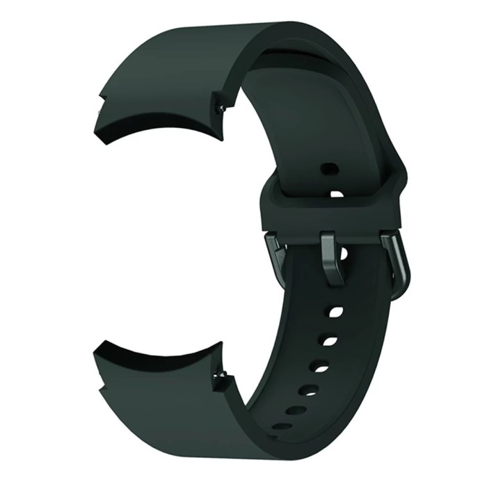 Curea din silicon 20 mm, marca THD pentru Samsung Galaxy Watch 4 Classic 46 mm/42 mm si Samsung Galaxy Watch 4 44 mm/40 mm, culoarea verde army