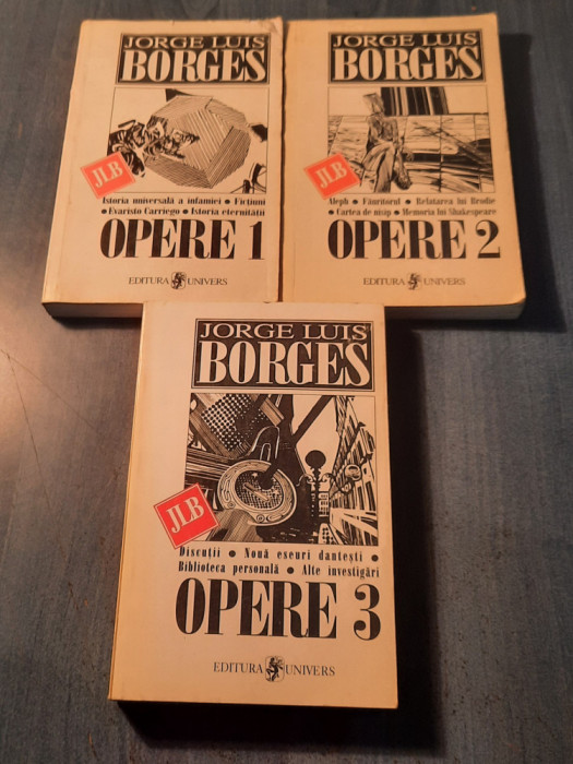 Opere Jorge Luis Borges 3 volume