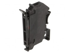 Terminal de &icirc;mbinare șine 0,2-4mm2 negru cu șurub 24V