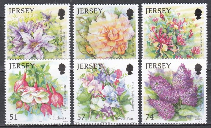 Jersey 2007 - Flori de vară, MNH