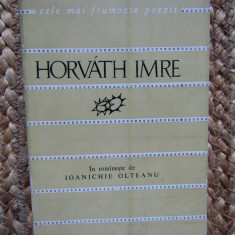 HORVATH IMRE - VERSURI ( COLECTIA CELE MAI FRUMOASE POEZII )