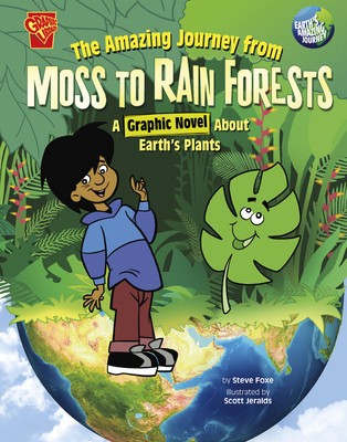 The Amazing Journey from Moss to Rain Forests: A Graphic Novel about Earth&amp;#039;s Plants foto