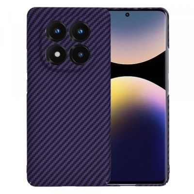 Husa pentru Xiaomi Redmi Note 14 Pro5G, Techsuit, Carbonite FiberShell, Mov foto
