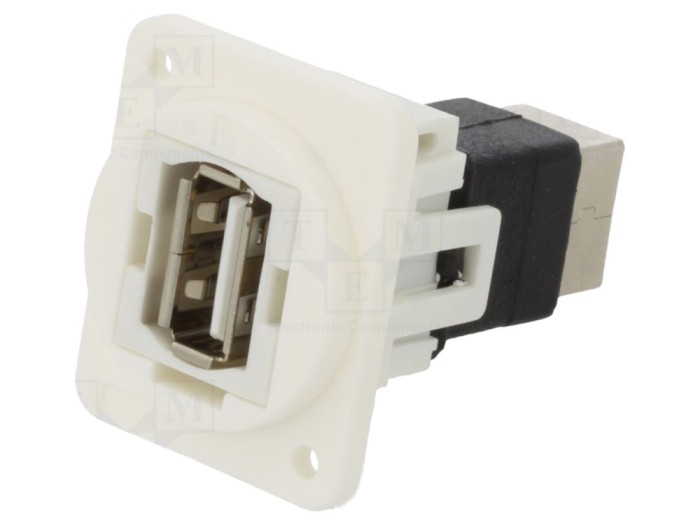 Conector adaptor USB A la USB B