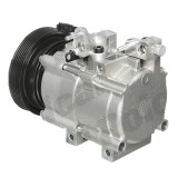 Compresor aer conditionat Hyundai Santa Fe (CM), 2000-2006, motorizare 2.0/2.7 V6, benzina; 2.0 CRDI, diesel, rola curea 125 mm, 6 caneluri, tip Hell