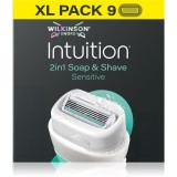 Wilkinson Sword Intuition 2in1 Soap &amp; Shave Sensitive capete de schimb 2 in 1