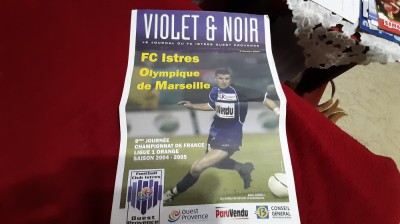 program FC Istres - Olympique Marseille foto