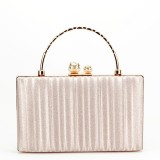 Cumpara ieftin Geanta auriu rose, clutch cu maner BME-622 05