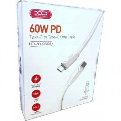 Cablu telefon Tip-C, cu adaptor Tip-C, DCO, alb, 1m foto