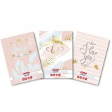 Caiet A5 48 file patratele design Be Mine Papetarie