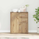 VidaXL Bufet cu sertar stejar artizanal 60 x 31 x 70 cm Lemn compozit