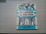 DE LA ESCULESCU LA ALBA IULIA - Un Mileniu de Istorie Romaneasca in Cronistica si Istoriografia UNGARO-GERMANA - Mircea Dogaru - 1993 , 186 p.
