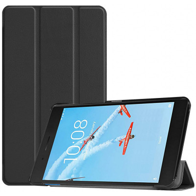 Husa Piele Tactical Tri Fold pentru Lenovo Tab 4 7.0 Essential TB-7304, Neagra foto