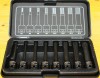Set Chei Tubulare Impact, Spline M4-M16, 8 Bucăți, Cr-Mo