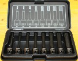 Set Chei Tubulare Impact, Spline M4-M16, 8 Bucăți, Cr-Mo