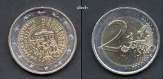 GERMANIA 2 euro 2015 D, 25 de ani - Reunificare foto