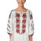 Bluza dama RFN 2 alb/galben , marimea 2XL
