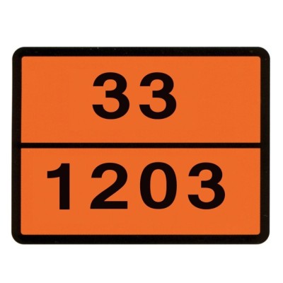 PLACA ADR 33-1203 30X40 CM PETROL HICO 64797 foto