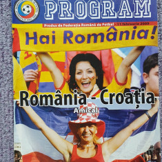 Program fotbal Romania - Croatia, amical 11 feb 2009