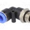 Racord push-in unghi PNEUMAT G 3/8 0&divide;60&deg;C 0,95&divide;15bar PBT