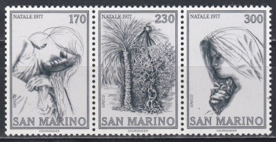 San Marino 1977 - Crăciun, MNH foto