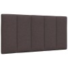 VidaXL Pernă pentru tăblie de pat, Hanko, maro &icirc;nchis, 100 cm, material textil 4019152