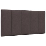 VidaXL Pernă pentru tăblie de pat maro &icirc;nchis, 100 cm, material textil
