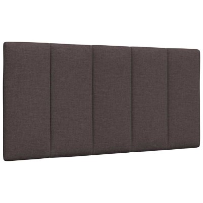 vidaXL Pernă pentru tăblie de pat maro &amp;icirc;nchis, 100 cm, material textil 4019152 foto