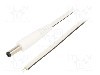 Cablu alimentare DC, cabluri, DC 4,8/1,7 mufa, alb, 1,5m, WEST POL - P48-TT-T050-150WH