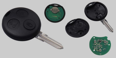 Cheie Cu Telecomanda Smart Fortwo ,Roadster, 3 Butoane 433.92MHz AutoProtect KeyCars foto