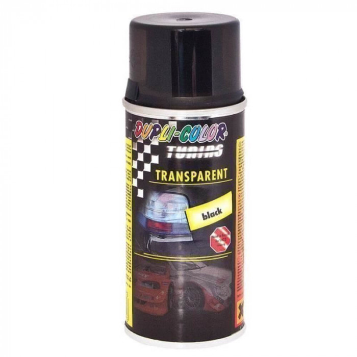 Vopsea Spray Transparenta Dupli-Color, Neagra, 150 ml, Auto Color Tuning, Spray Vopsea Auto, Vopsea Transparenta Auto, Vopsea Neagra Masina, Vopsea Tr