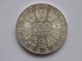 100 SCHILLING 1979 AUSTRIA-argint