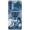 Husa compatibila cu Motorola Edge 20 Lite model Straw Hat Luffy One piece, Silicon, TPU, Viceversa, Transparent, Carcasa