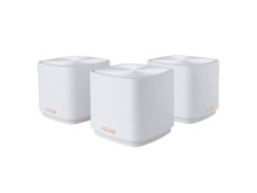 Sistem WIFI Asus Mesh ZenWiFi AX Mini XD4PLUS(3PKWAX1800, Dual-band, 557mp, parental controls &amp;quot;XD4 PLUS(W-3-PK)&amp;quot; (timbru verde 2.00 lei) foto