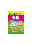 Colorăm. 40 imagini cu animale sălbatice - Paperback - *** - Erc Press