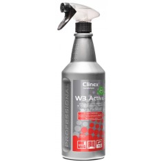 Clinex W3 Active Bio, 1 litru, cu pulverizator, detergent lichid pentru curatare toalete si bai