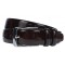 Curea barbati, eleganta, latime 3.5cm, Maro brun, LAC, piele eco - CK1129M