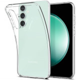 Husa Spigen Cristal Lichid1 pentru Samsung Galaxy S23 FE Transparent, Silicon, Carcasa