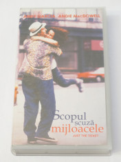 Caseta video VHS originala film tradus Ro - Scopul Scuza Mijloacele foto