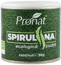 Spirulina Pulbere Bio 90gr Pronat Cod: PRN7948 foto