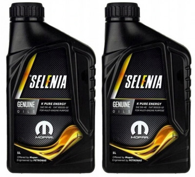 Set 2 Buc Ulei Motor Selenia K Pure Energy 5W-40 1L foto