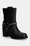 Aldo cizme de piele ALBAI femei, culoarea negru, cu toc drept, 13848384 ALBAI