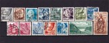 ✅ (S40)Germania 1947 -Emisiunile Aliatilor -Zona franceza -Rheinland Pfalz&quot; Personalitati/vederi&quot; ,serie Mi. 1/15 , cota 13 &euro;, stampilate