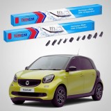 Cumpara ieftin Ștergătoare Smart Forfour 453 Coupe 2014-2021 | Set Față Flat Premium &ndash; TeamCar&reg;