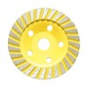 Disc diamantat, cu segmente, pentru slefuire granit, beton, piatra, tip cupa, 125 x 22.23 mm, Dactylion